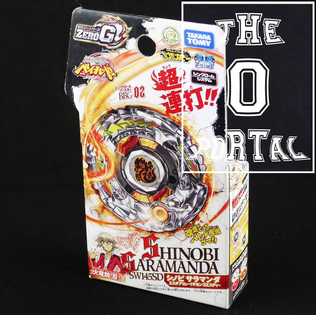 TAKARA TOMY Beyblade Zero-G BBG-02 Shinobi Saramanda SW145SD B2412