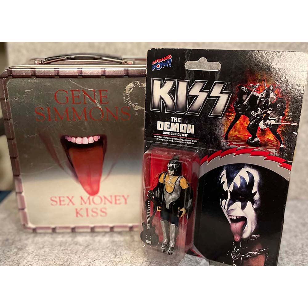 Gene Simmons Kiss Limited Edition Tin Lunch Box & Gene Simmons The