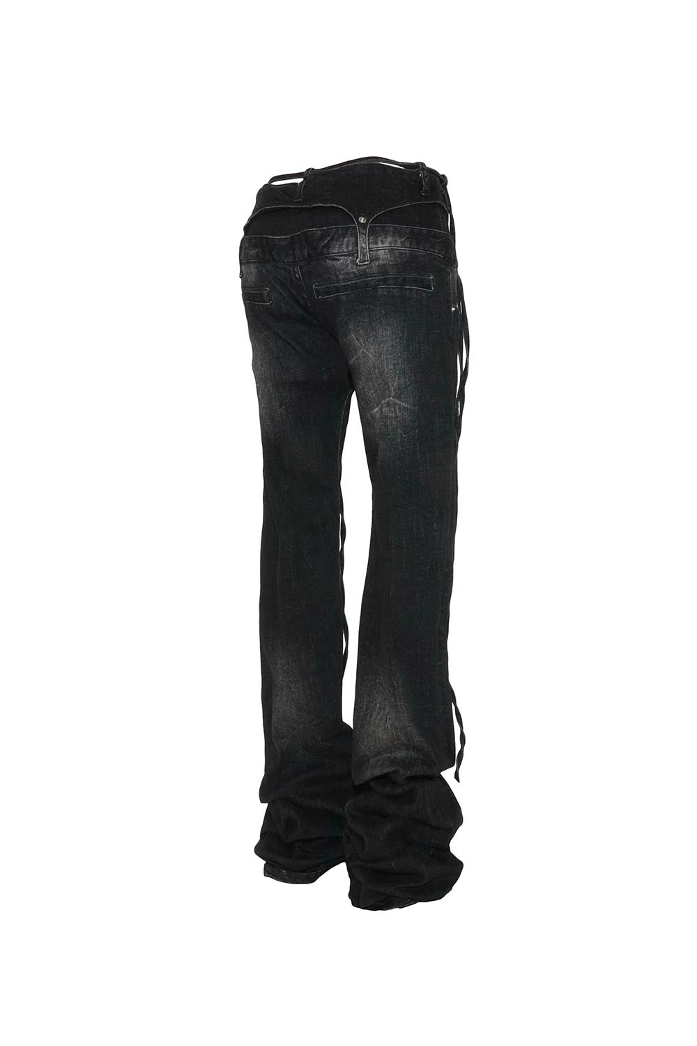 THEREDTHREAD / ザレッドスレッド】S tethered long denim