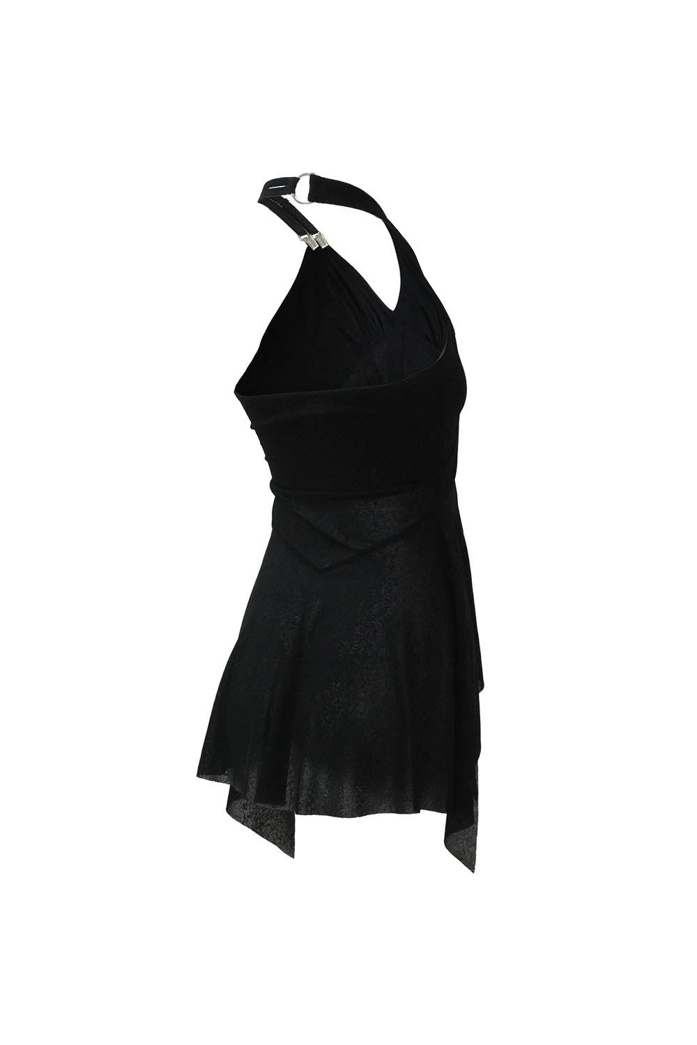 THEREDTHREAD / ザレッドスレッド】S clip halter tops flare