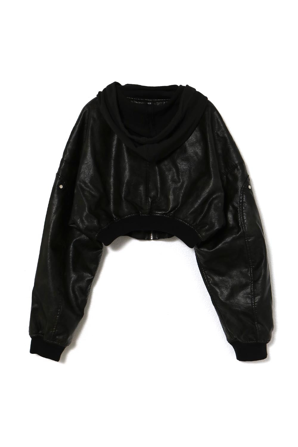 THEREDTHREAD / ザレッドスレッド】S leather jacket cropped