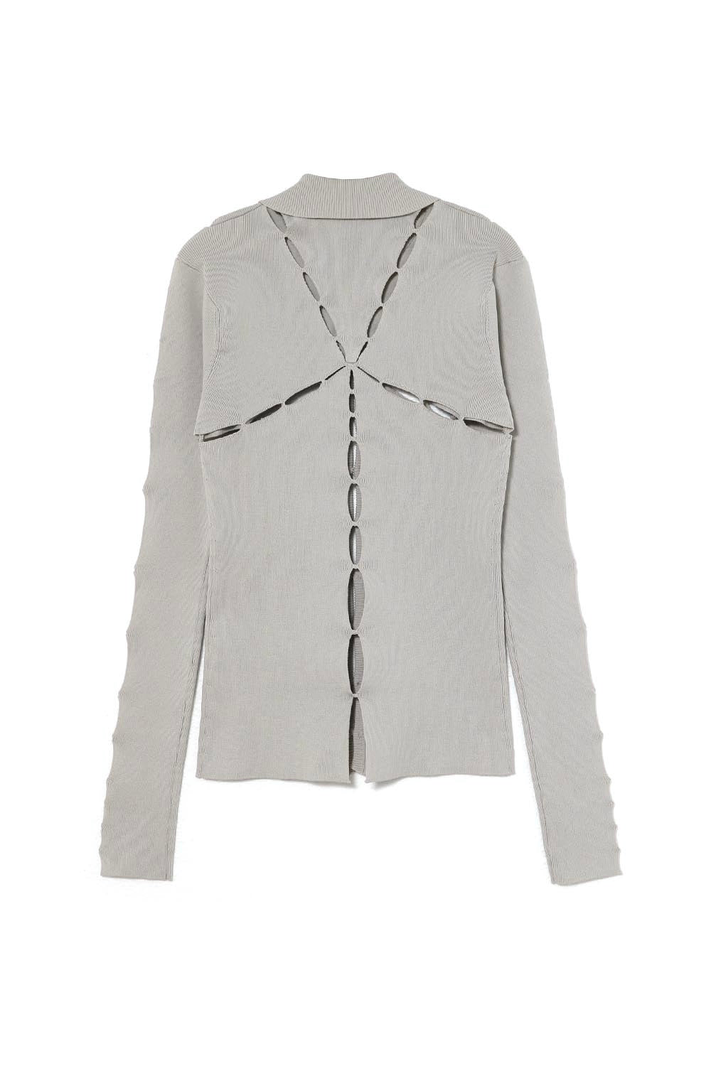 THEREDTHREAD / ザレッドスレッド】S knit fit tops single petal