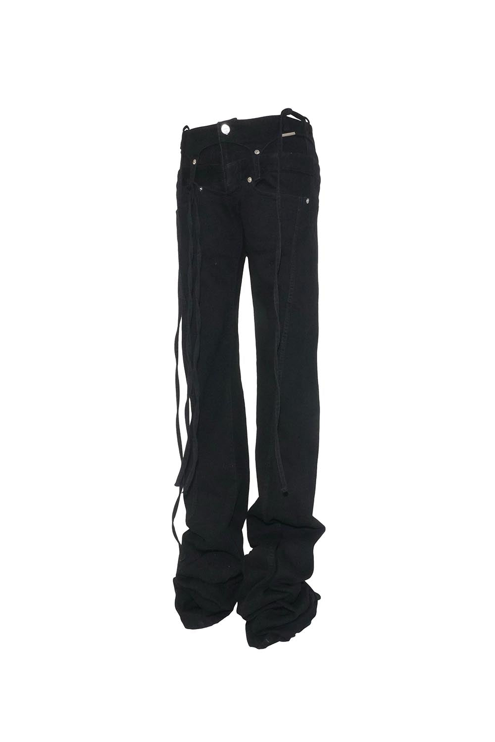 THEREDTHREAD / ザレッドスレッド】S tethered long denim