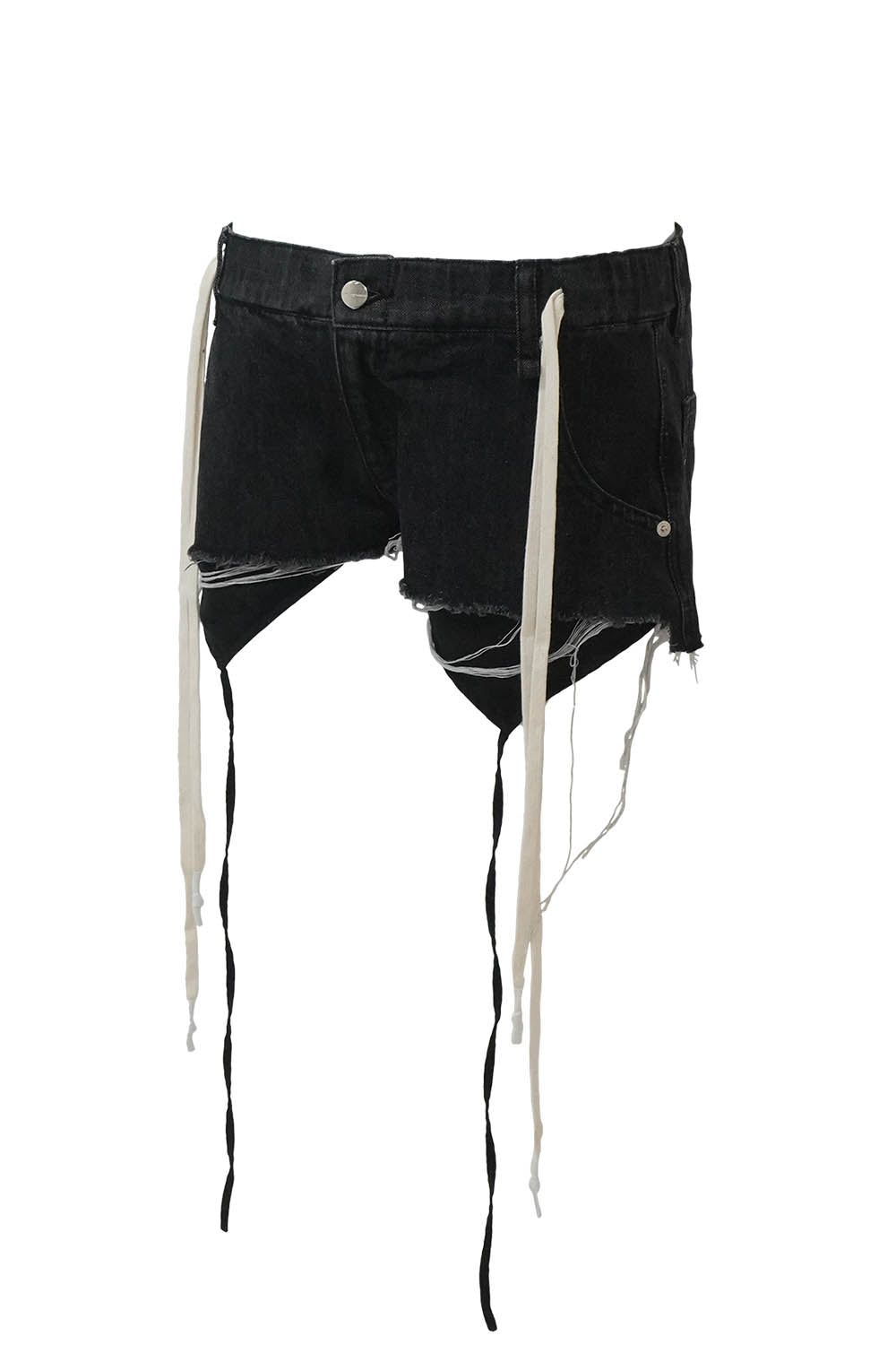 THEREDTHREAD / ザレッドスレッド】S garter denim shorts