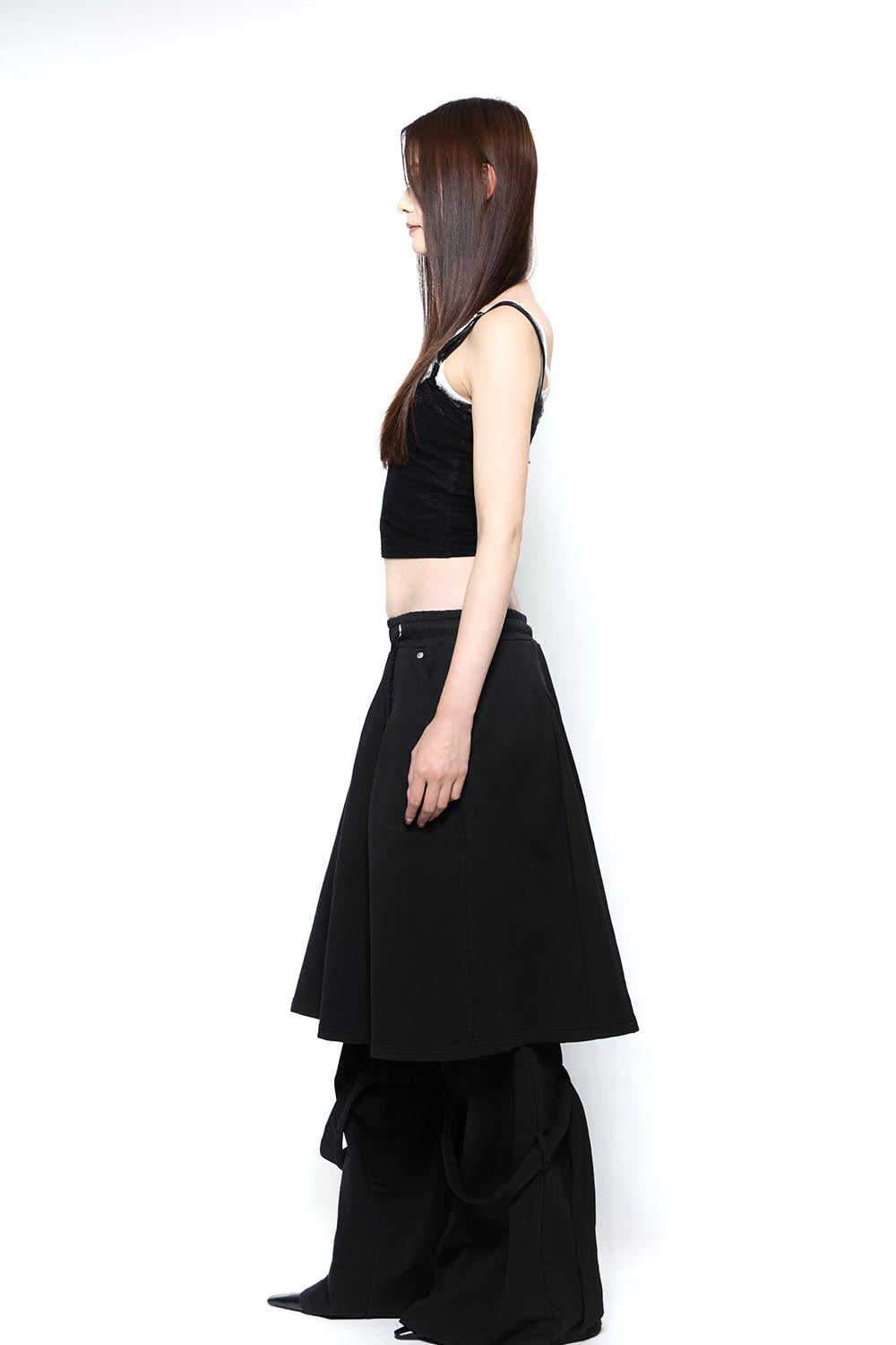 THEREDTHREAD / ザレッドスレッド】S classic skirt pants long