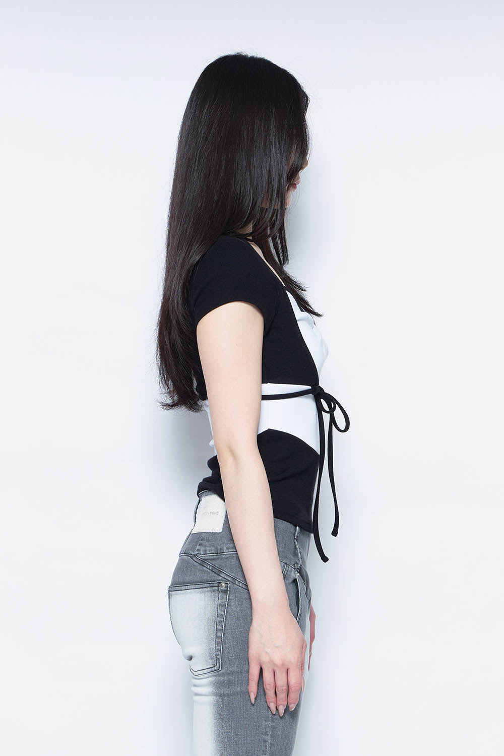 THEREDTHREAD / ザレッドスレッド】S symbol bicolor tops