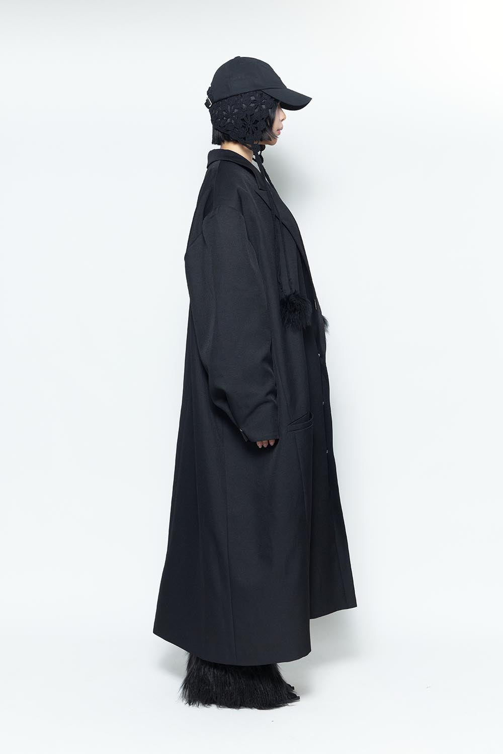 THEREDTHREAD / ザレッドスレッド】S maxi tailored coat