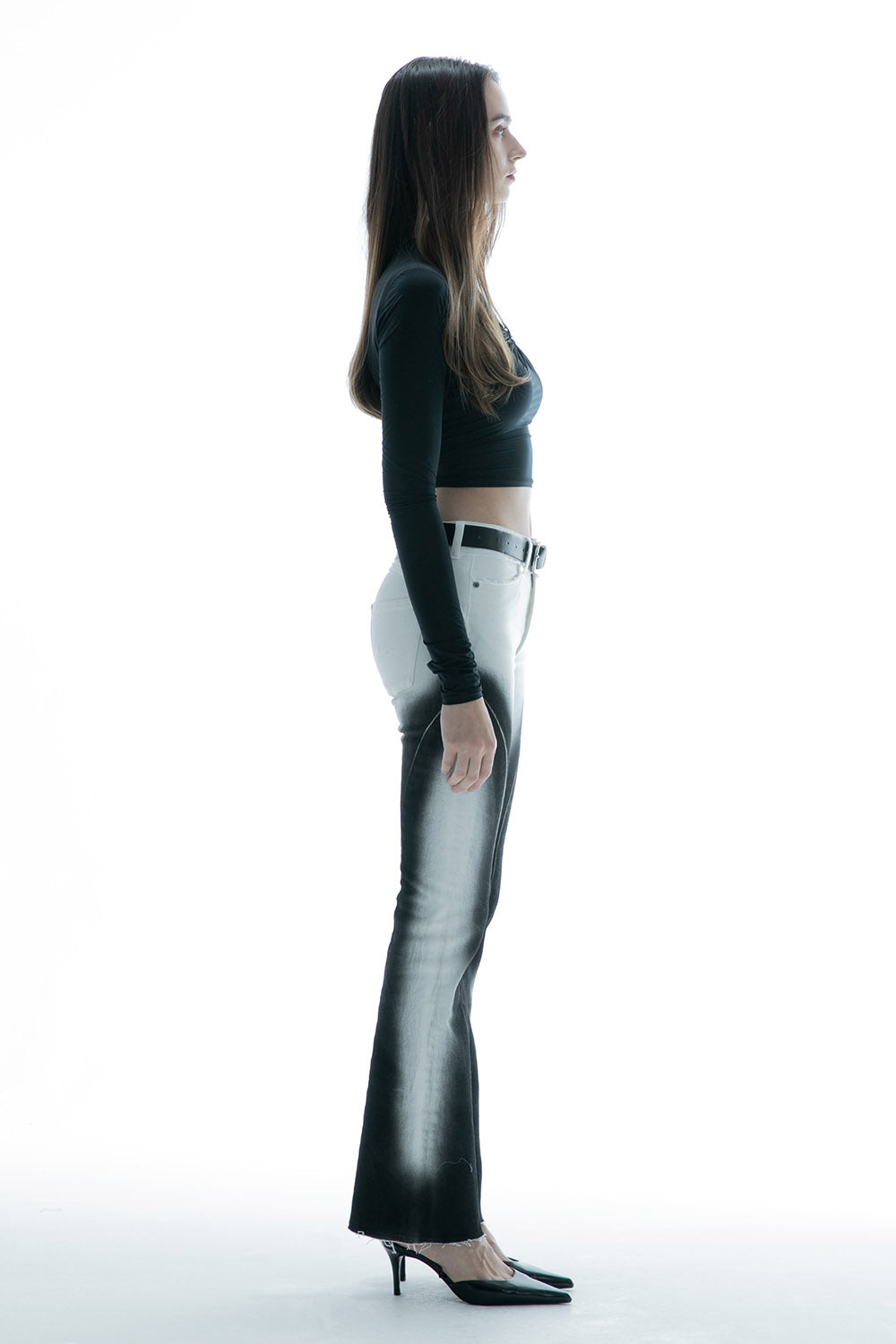 THEREDTHREAD / ザレッドスレッド】S bootcut pants gradation