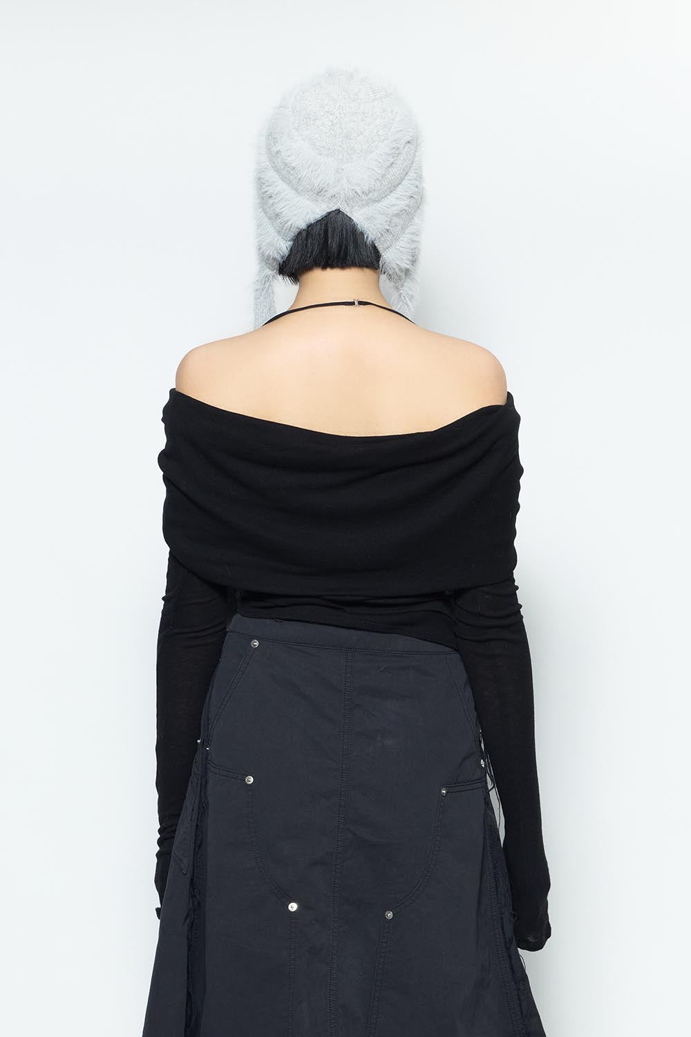 THEREDTHREAD / ザレッドスレッド】S strap off shoulder tops