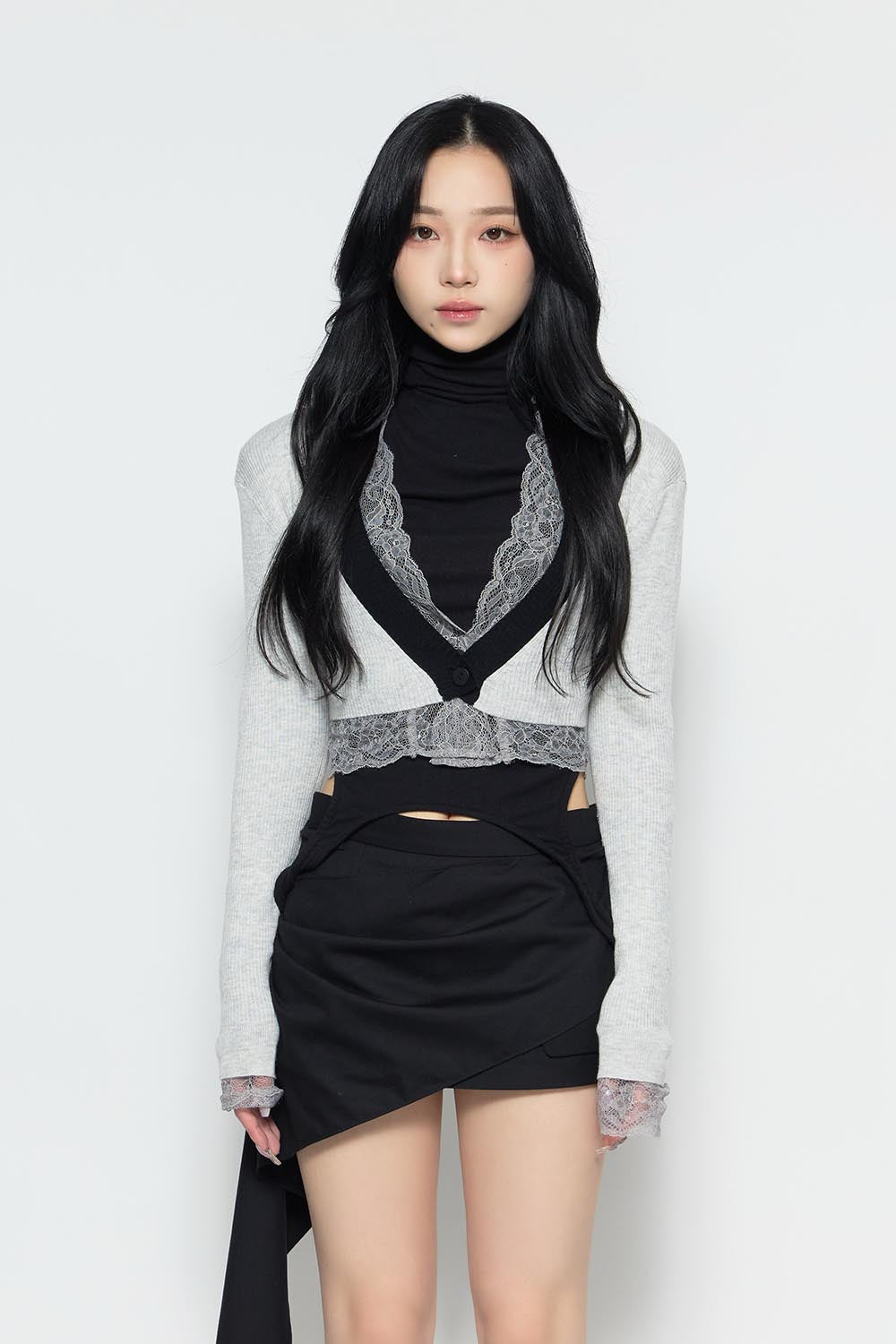 THEREDTHREAD / ザレッドスレッド】S framed lace tops