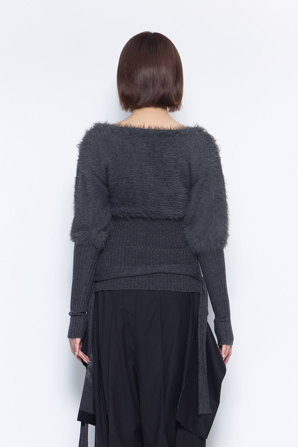 THEREDTHREAD / ザレッドスレッド】S contrast zip knit