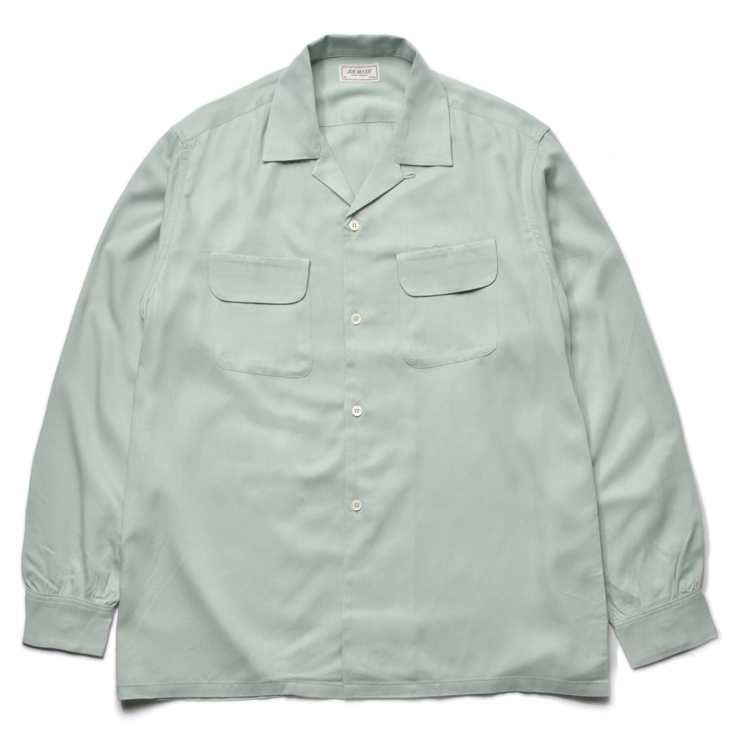 OPEN COLLAR RAYON SHIRT – The Real McCoy's