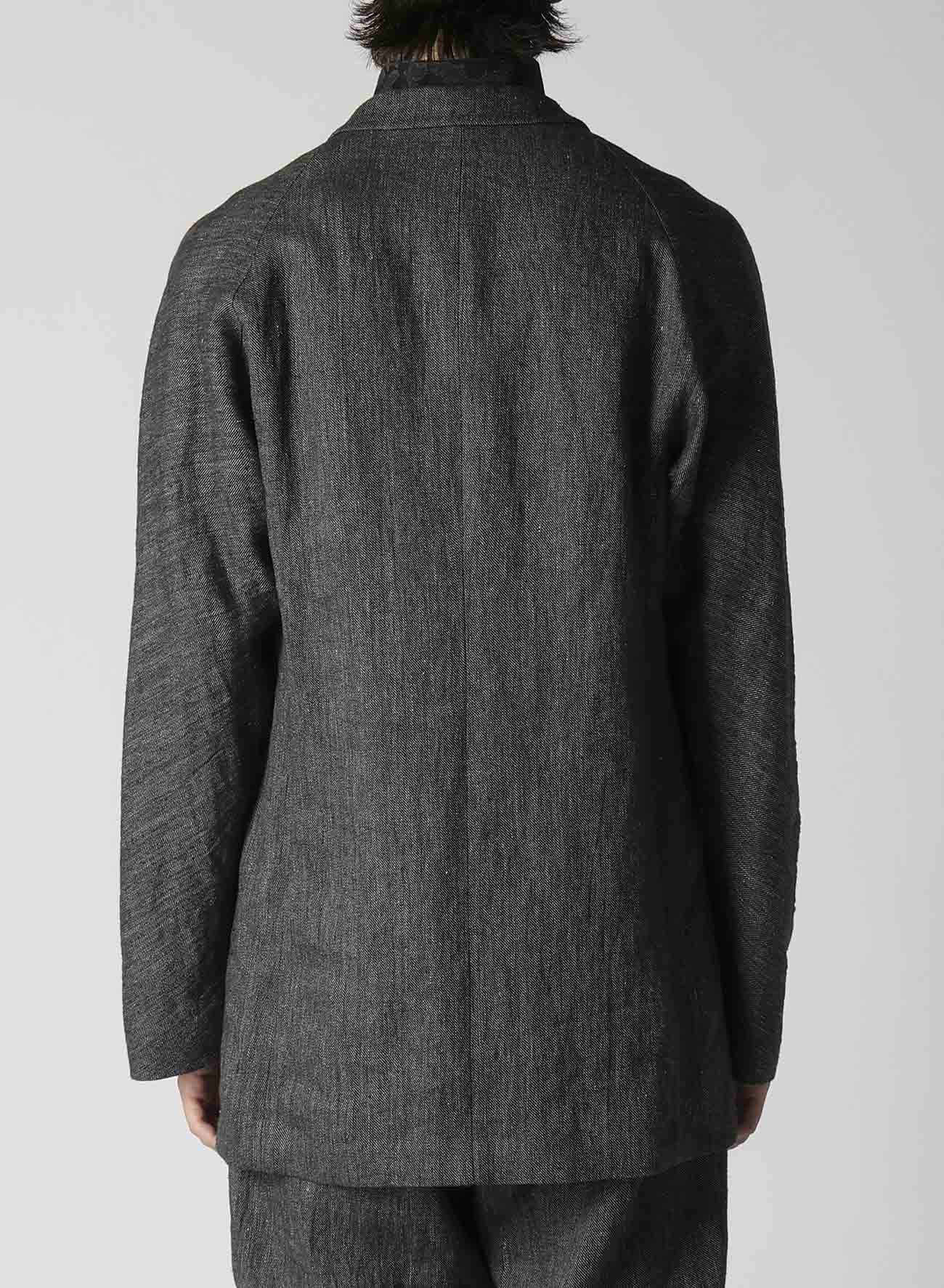 FLAX TOP GABARDINE RAGLAN SLEEVE JACKET – THE SHOP YOHJI YAMAMOTO