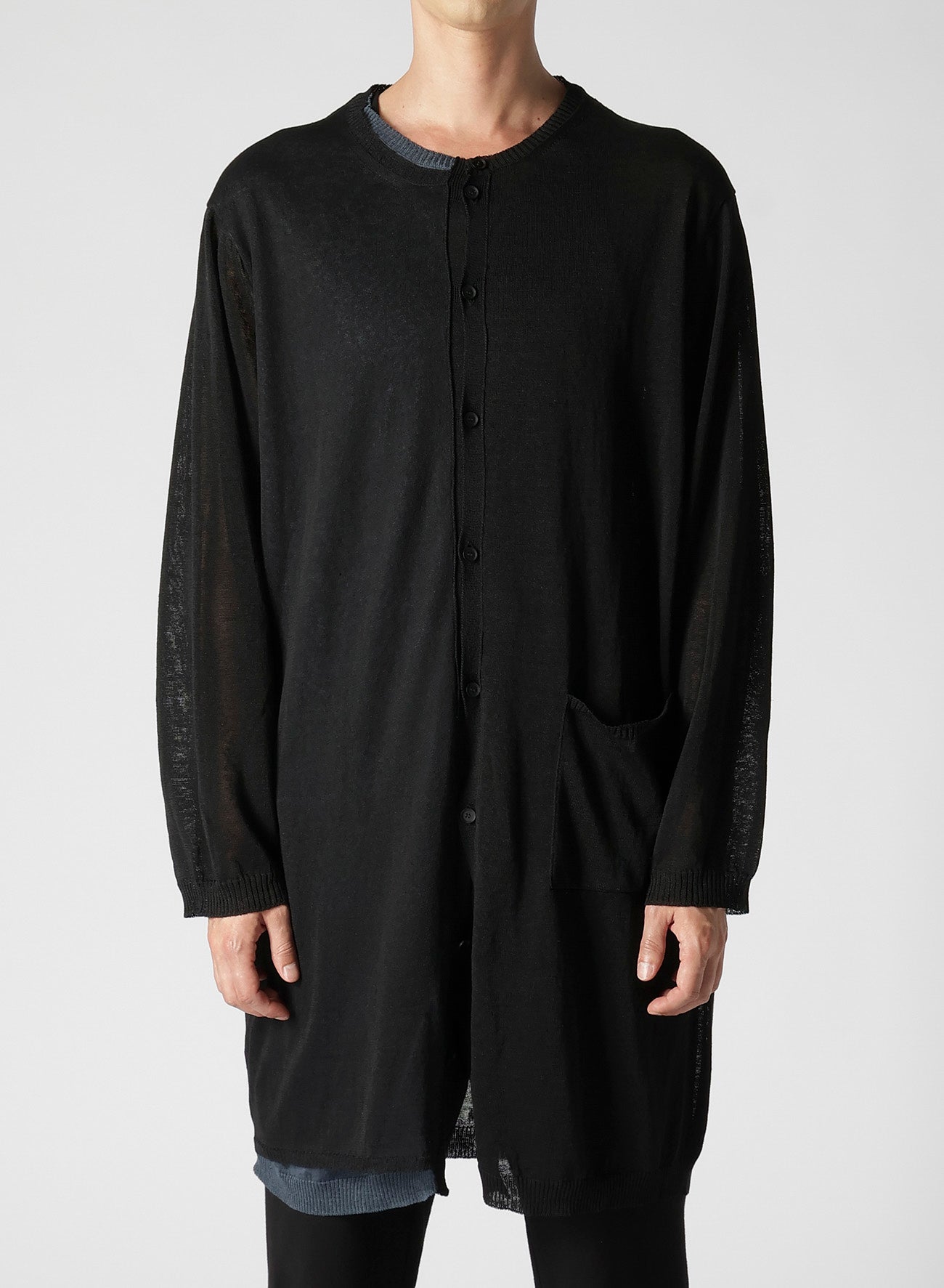 14-GAUGE LAYERED CARDIGAN – THE SHOP YOHJI YAMAMOTO