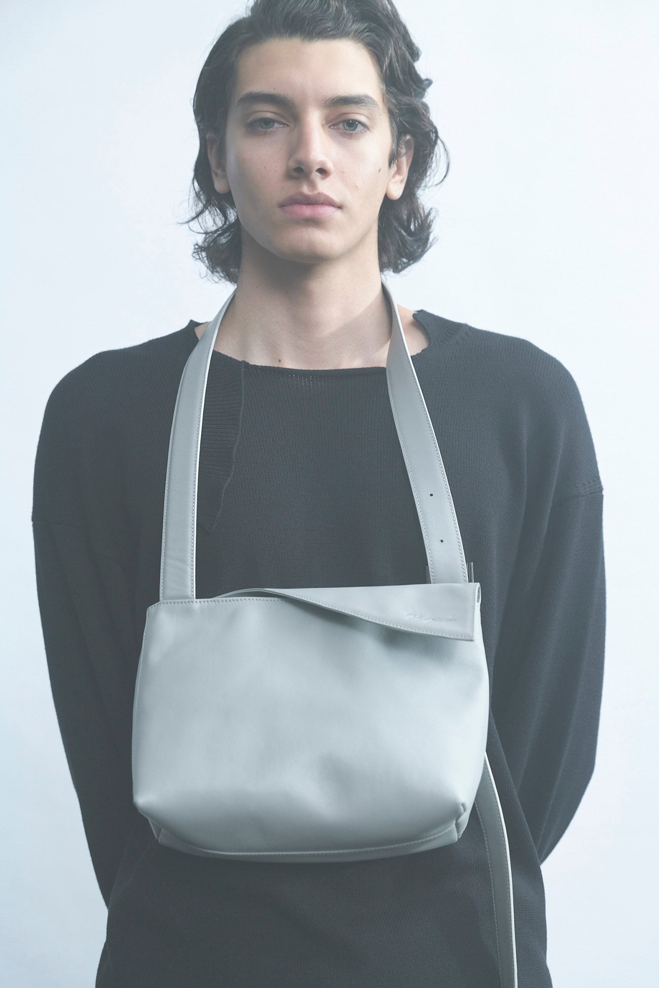 Veil shoulder(FREE SIZE Gray): discord Yohji Yamamoto｜THE SHOP