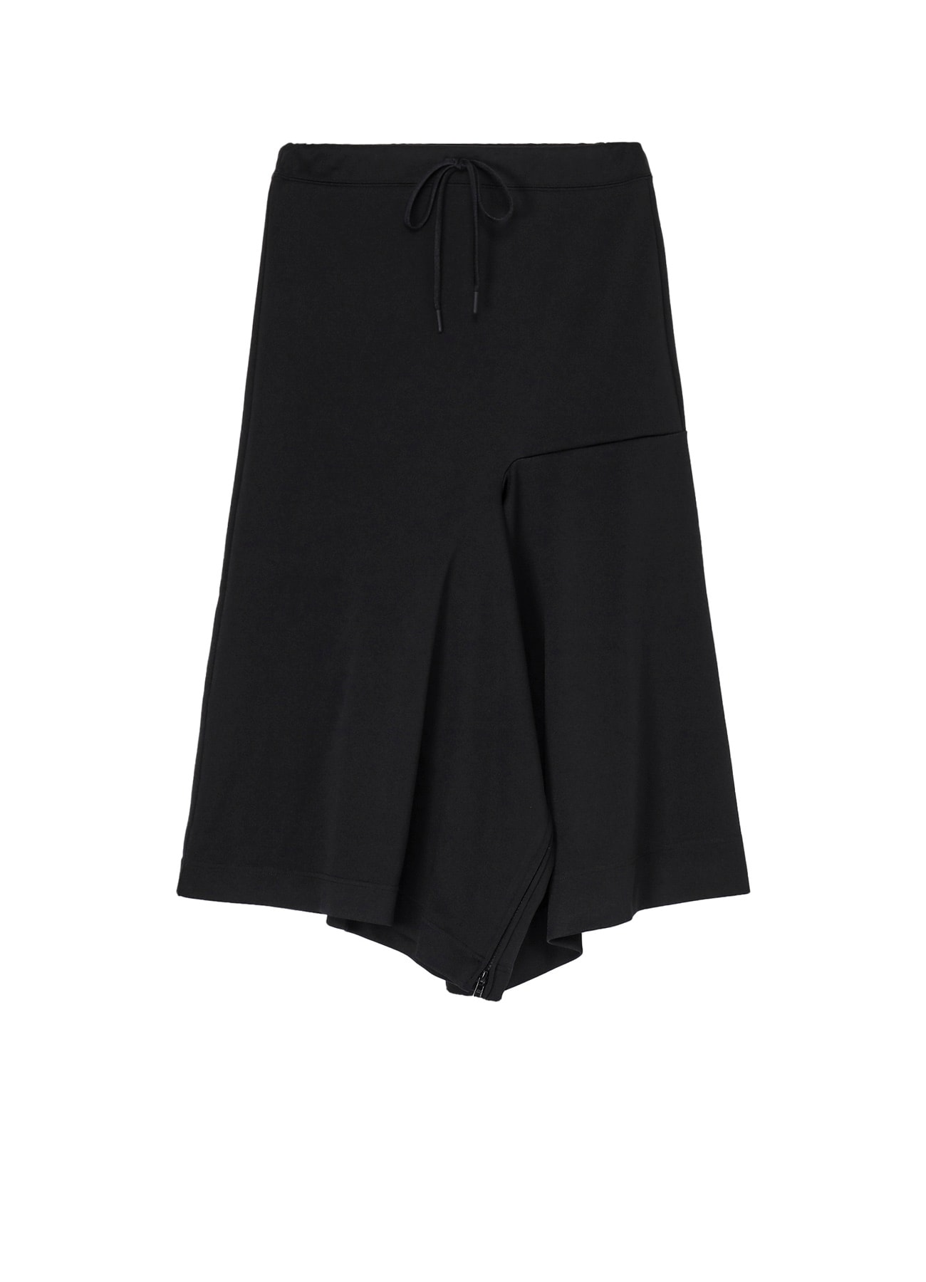 PE INTERLOCK A R-TUBE SKIRT(S Black): Vintage 1.1｜THE SHOP YOHJI