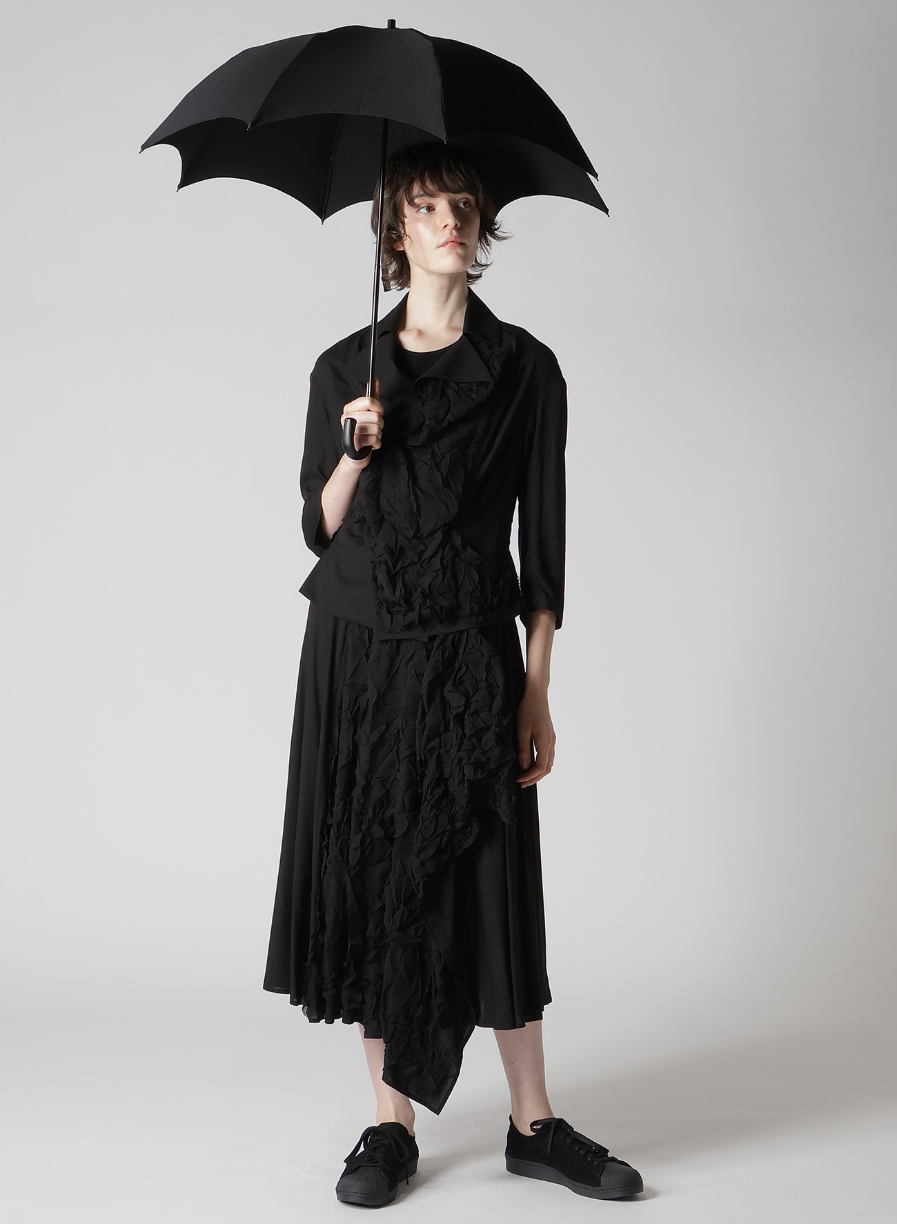 Yohji Yamamoto Sun umbrella(FREE SIZE Black): Yohji Yamamoto｜THE