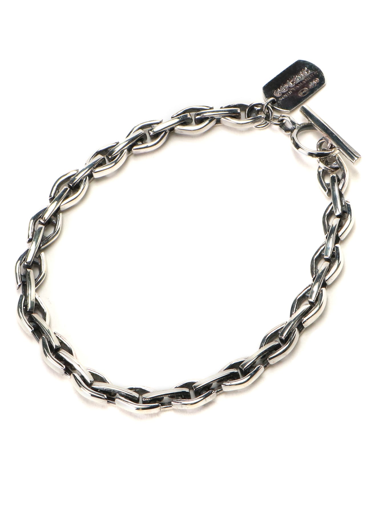 SILVER 950 CHAIN BRACELET PT2(FREE SIZE Silver): GOTHIC YOHJI