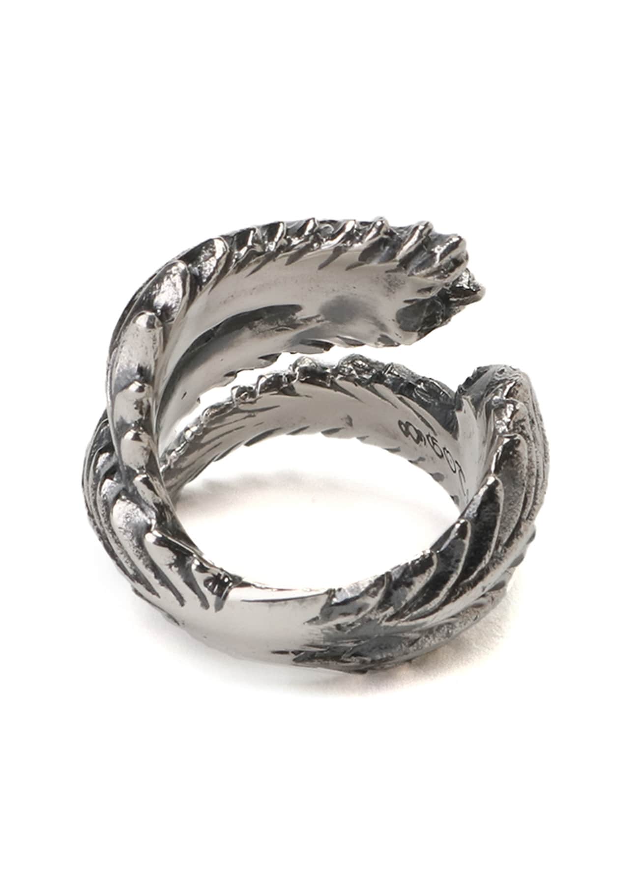 SILVER 950 FEATHER RING(11号 Silver): GOTHIC YOHJI YAMAMOTO｜THE