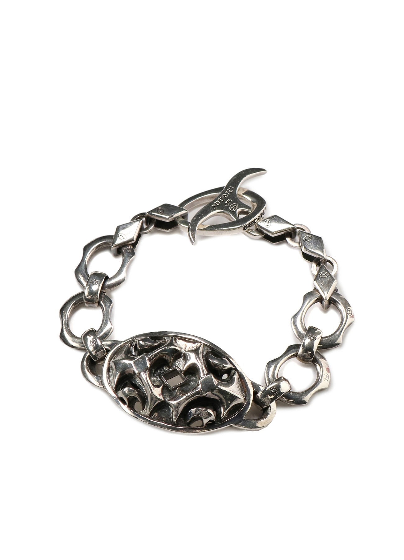 SILVER 950 OVAL BRACELET(FREE SIZE Silver): GOTHIC YOHJI YAMAMOTO