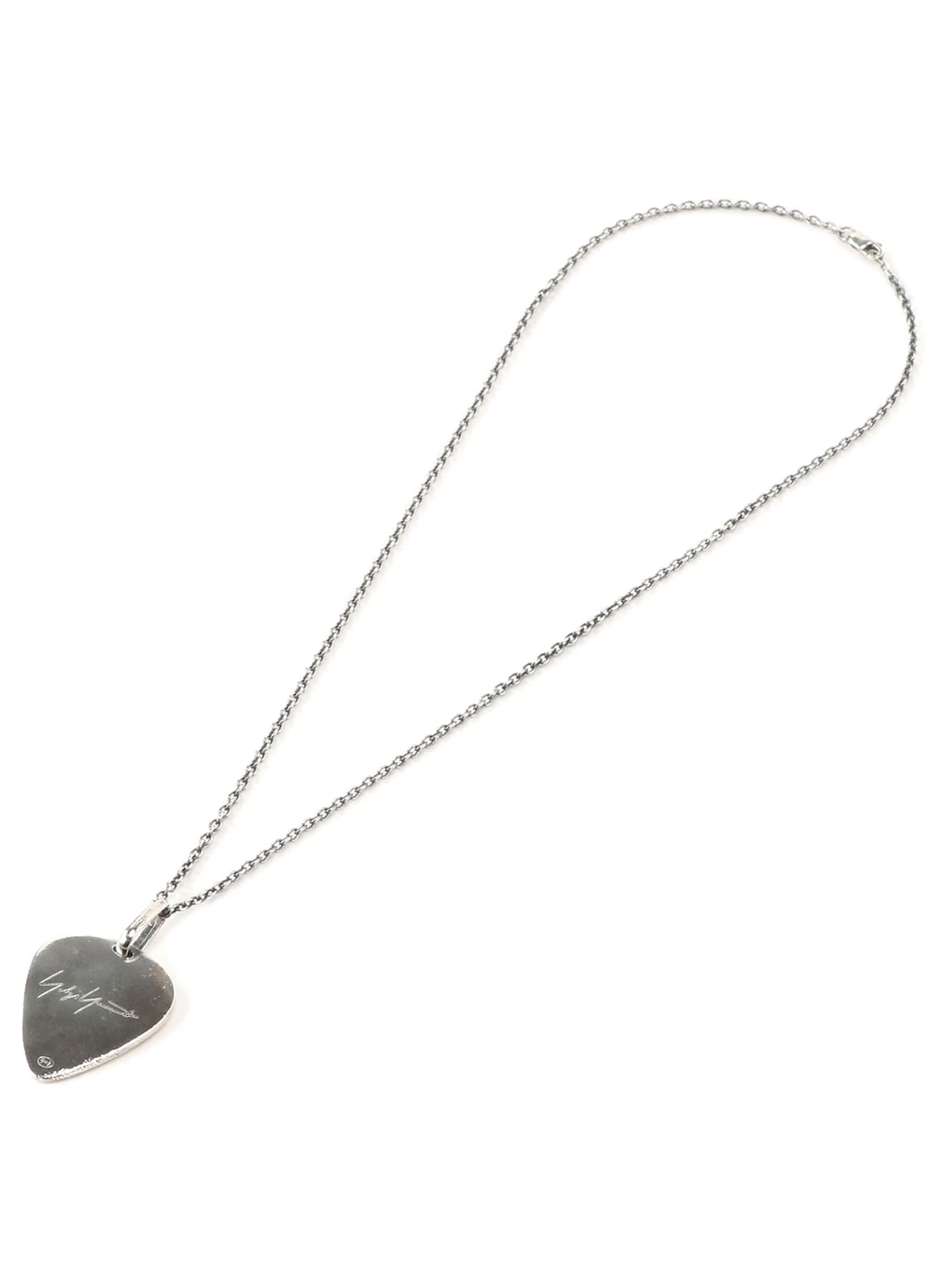 SILVER 950 GUITAR PICK PENDANT(FREE SIZE Silver): GOTHIC YOHJI