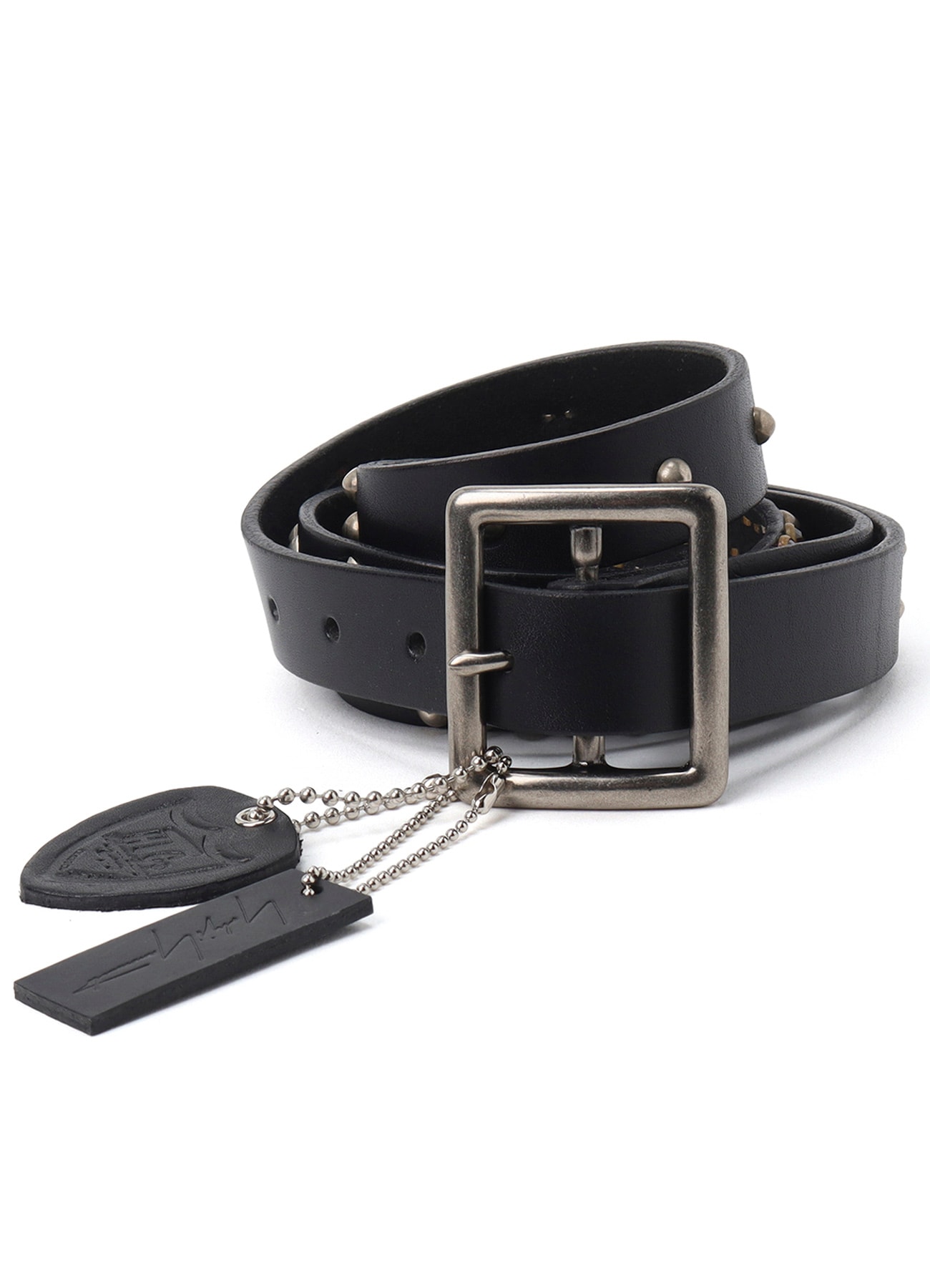 Yohji Yamamoto × HTC STUDS BELT B(M Black): Yohji Yamamoto POUR