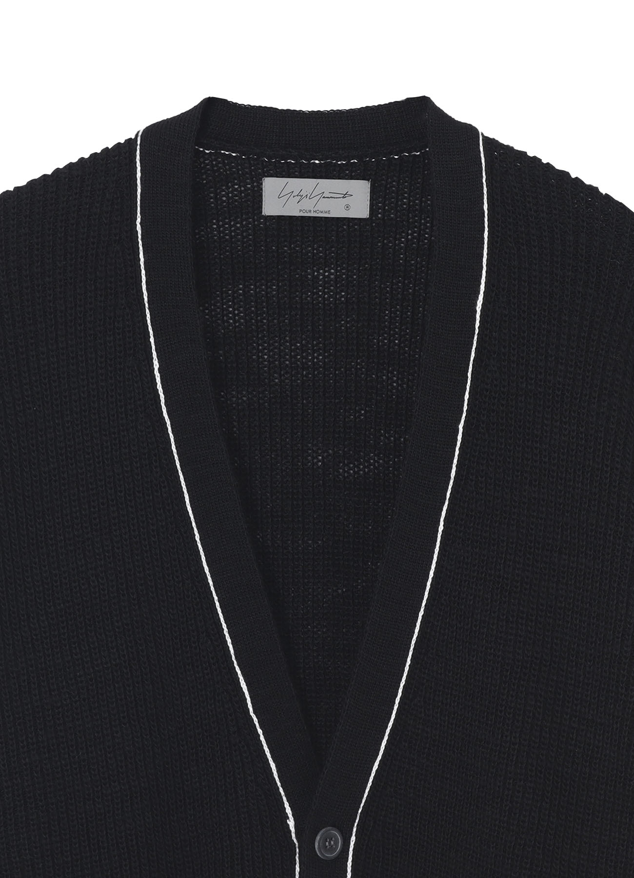 HALF CARDIGAN SLIT DETAIL V NECK CARDIGAN(FREE SIZE Black): Soldes