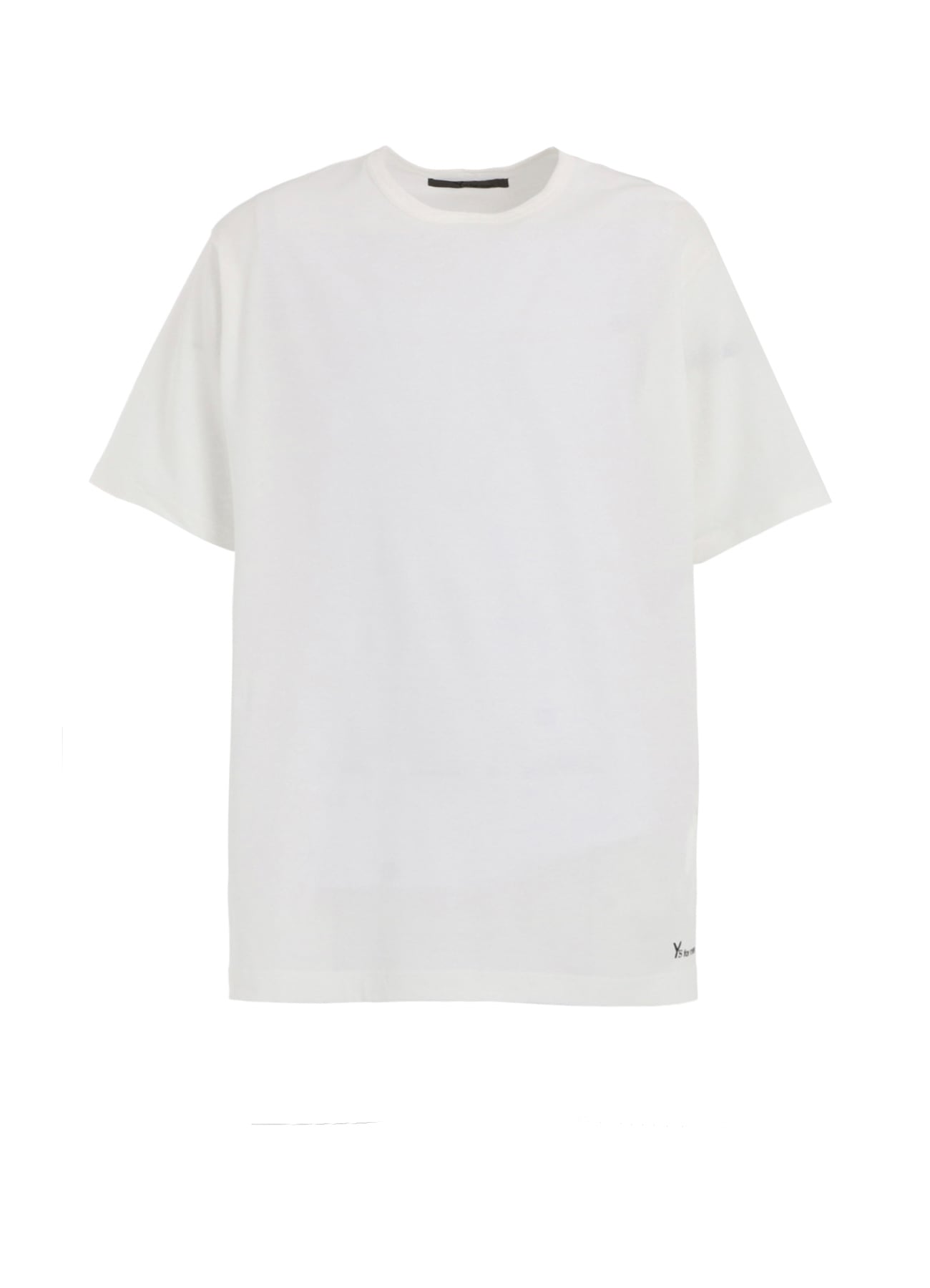 Y's for men LOGO PRINT SHORT SLEEVE T-SHIRTS(FREE SIZE Gray): Y's