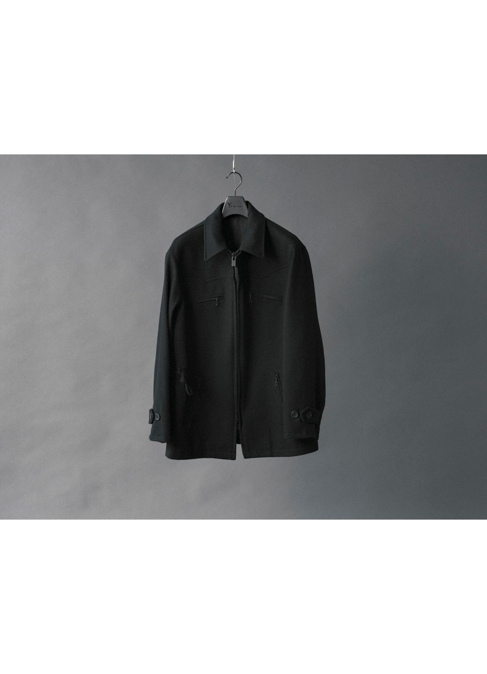 ZIPPER BLOUSON(S Black): Y's for men｜THE SHOP YOHJI YAMAMOTO