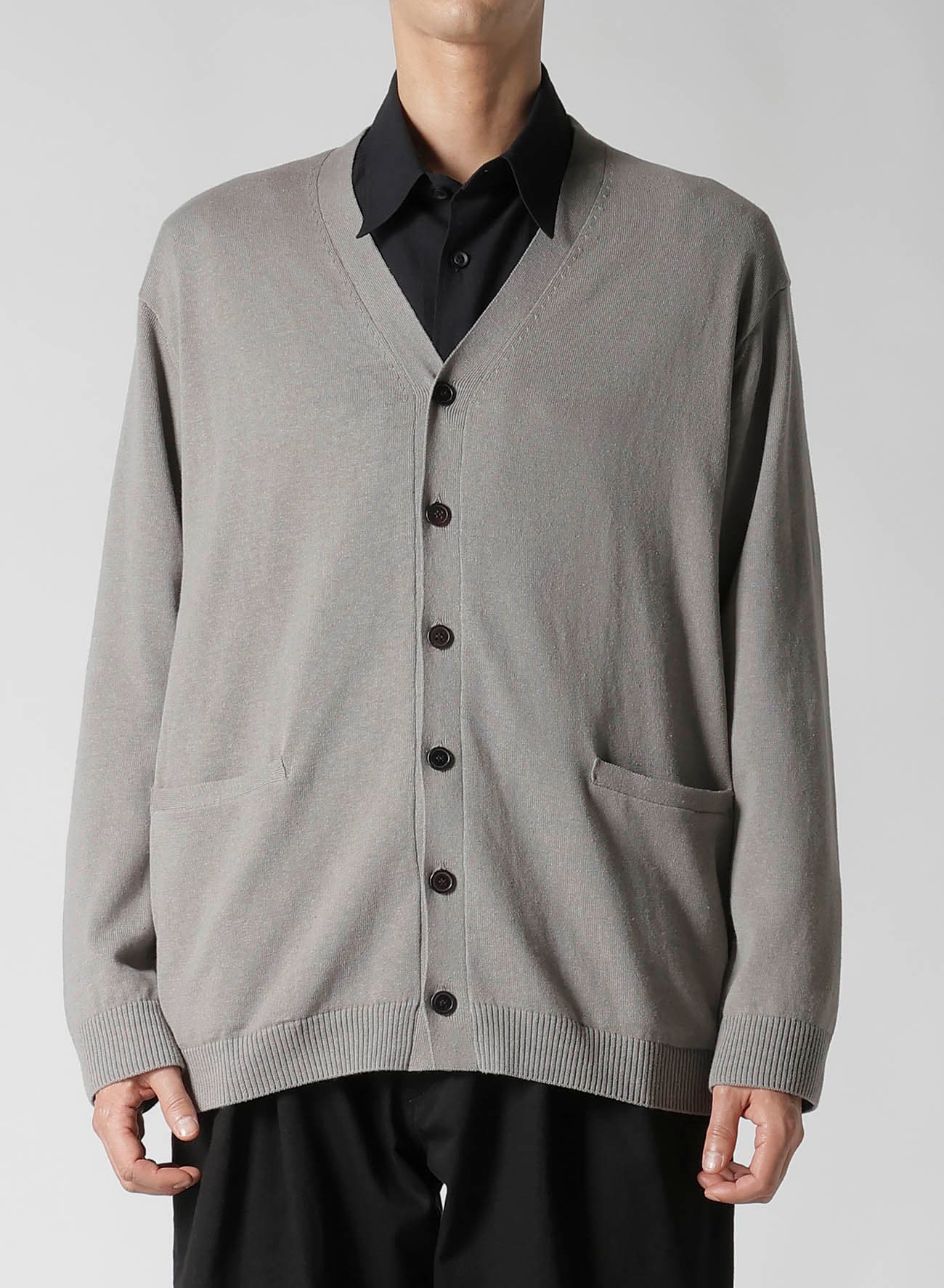 Y's for men INTERSIA LOGO CARDIGAN(FREE SIZE Gray): Soldes｜THE