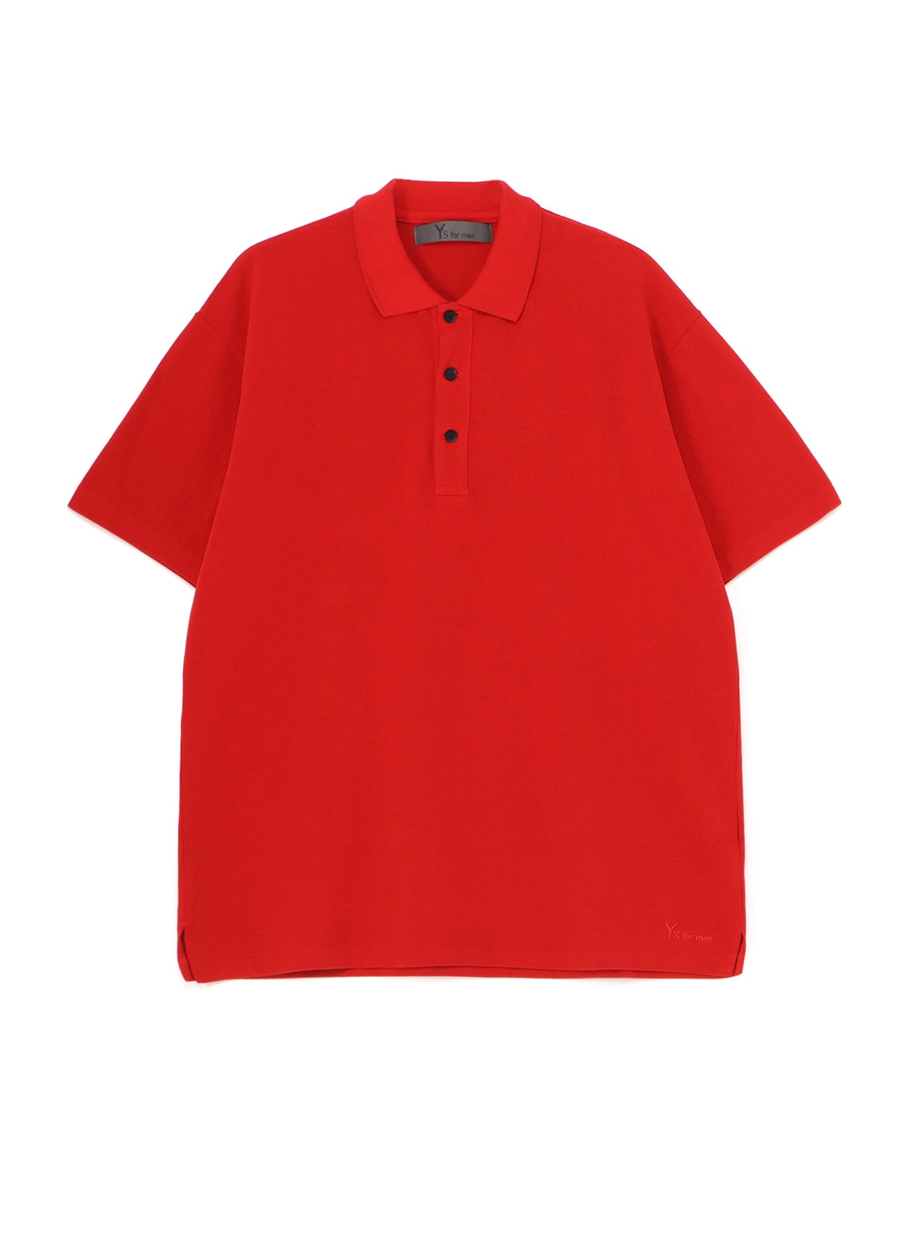 Y's for men LOGO EMBROIDERY POLO(S Red): Y's for men｜THE SHOP