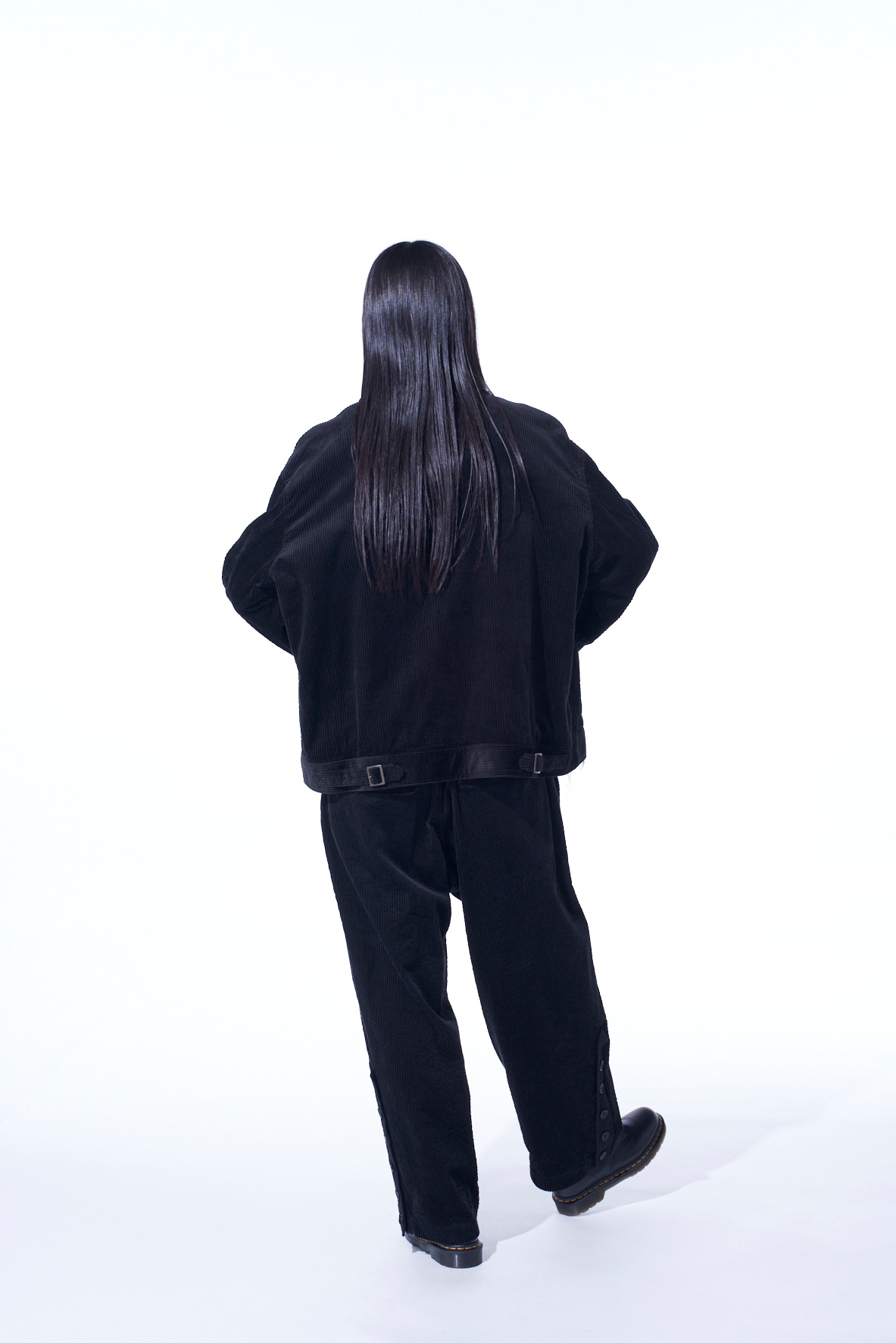 6W SOCCER CORDUROY OVERSIZED ZIPPER BLOUSON(M Black): S'YTE｜THE