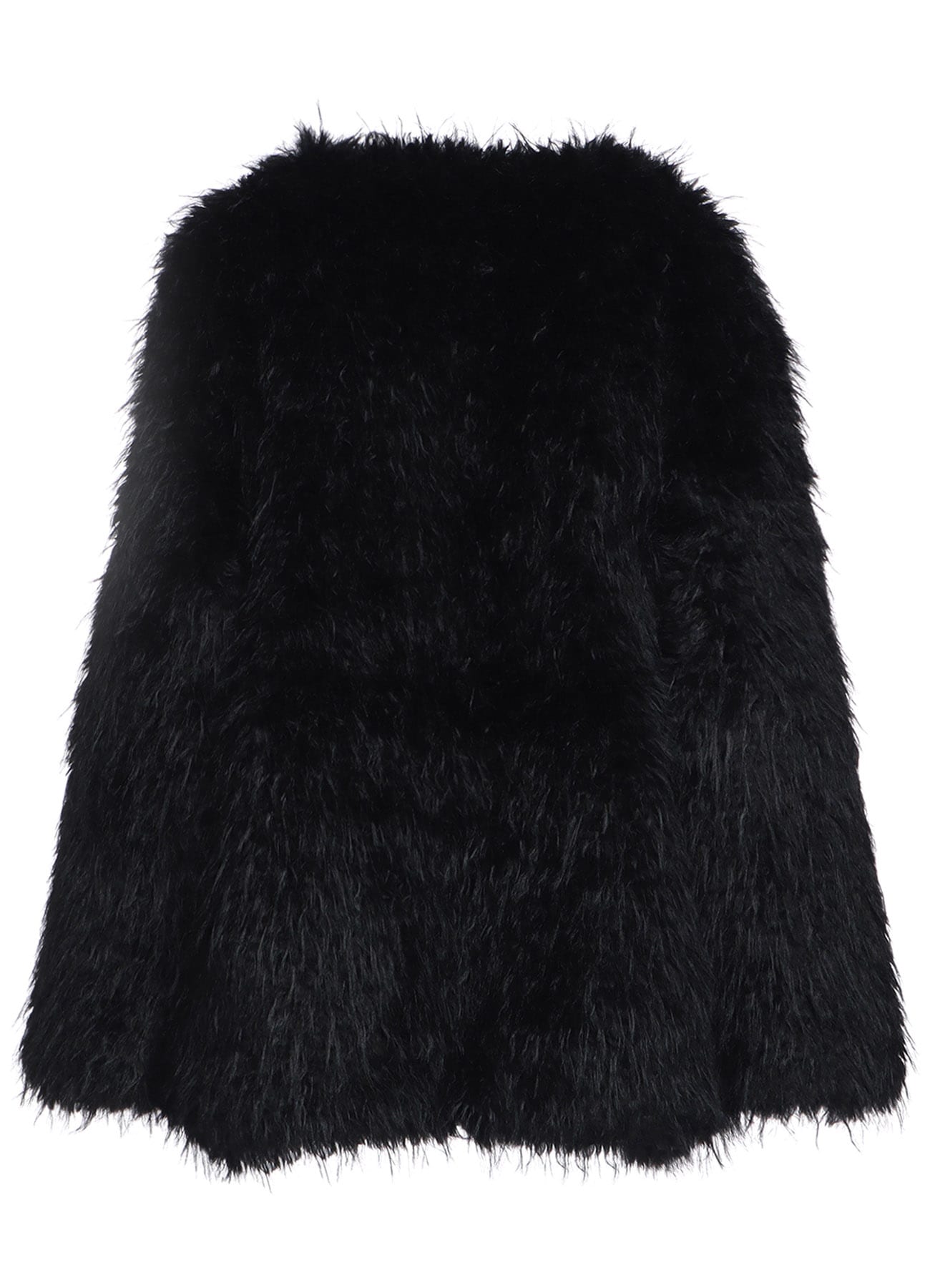 SHAGGY FUR CREW NECK PULLOVER(M Black): S'YTE｜THE SHOP YOHJI YAMAMOTO