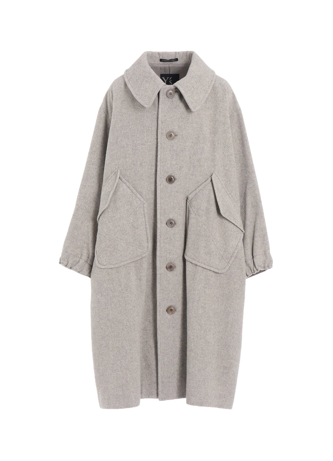 AIRY MOSSER BIG POCKET COAT(XS Light Grey): Y's｜THE SHOP YOHJI