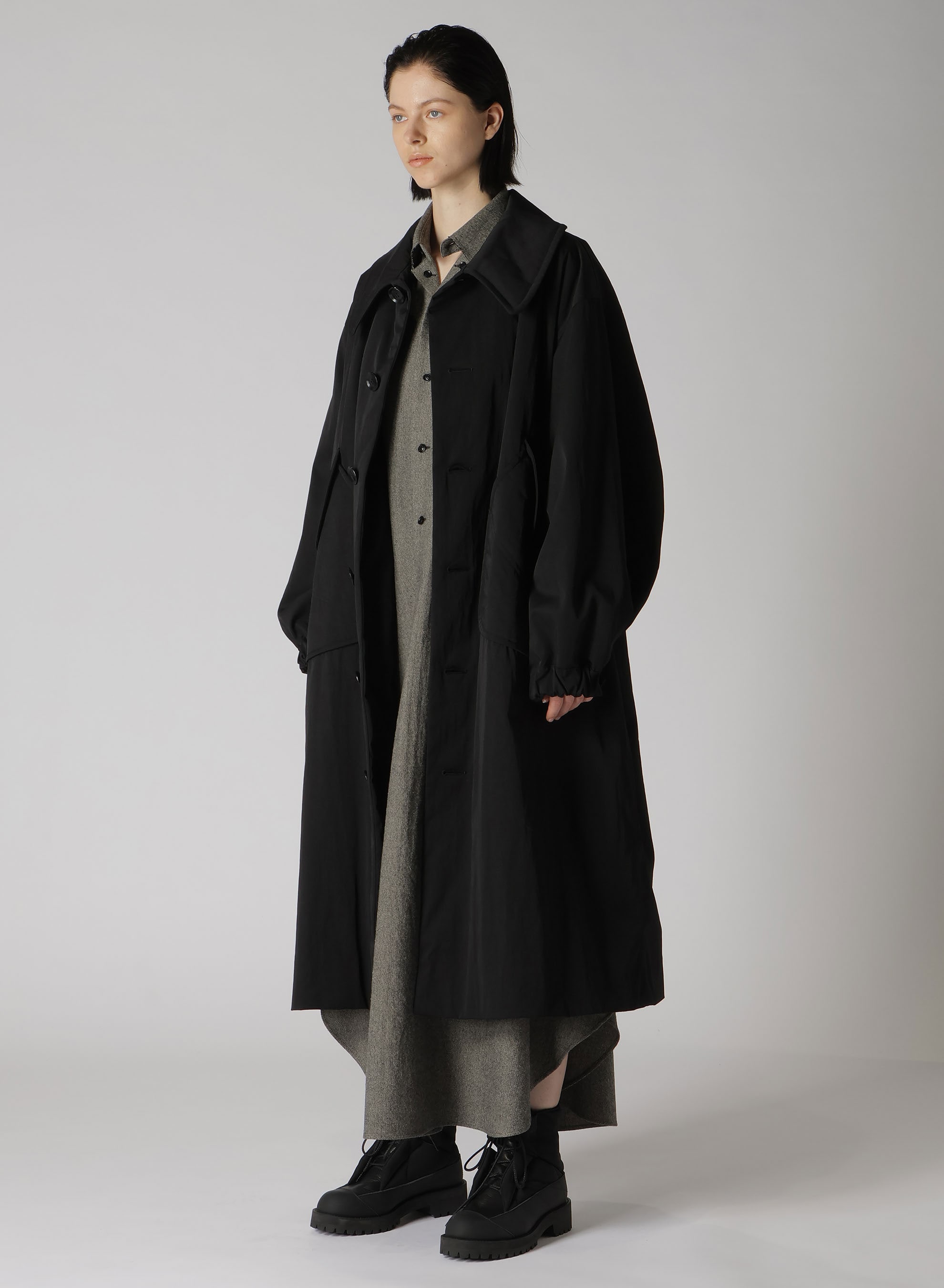 NY/ CHINO CLOTH BIG POCKET COAT(XS Black): Soldes｜THE SHOP YOHJI