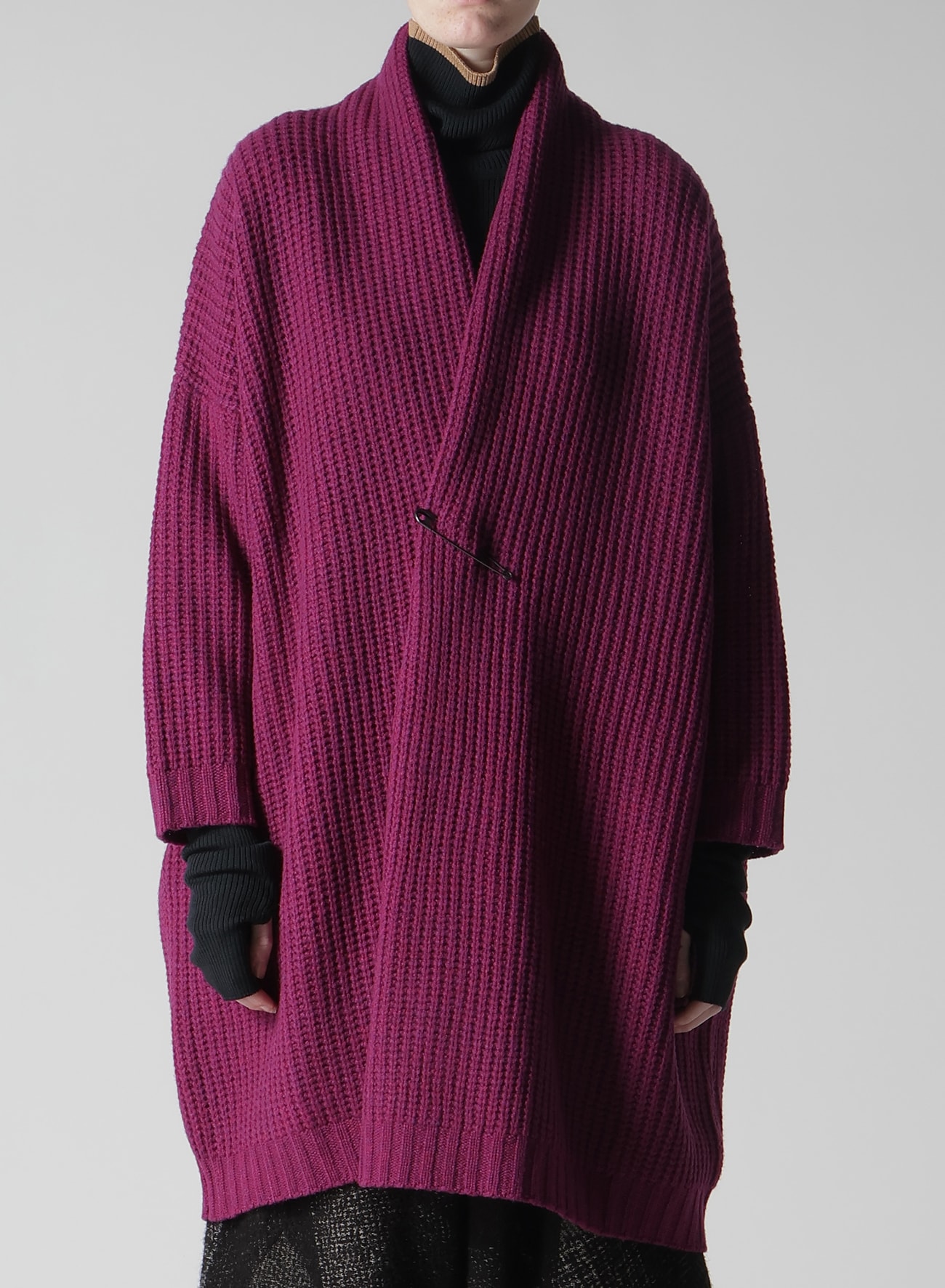 WOOL KNIT CARDIGAN(S Purple): Soldes｜THE SHOP YOHJI YAMAMOTO