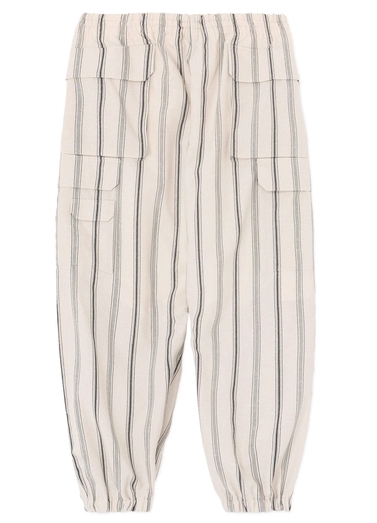 HARD TWISTED STRIPE POCKET PANTS(S Off White): Vintage｜Special