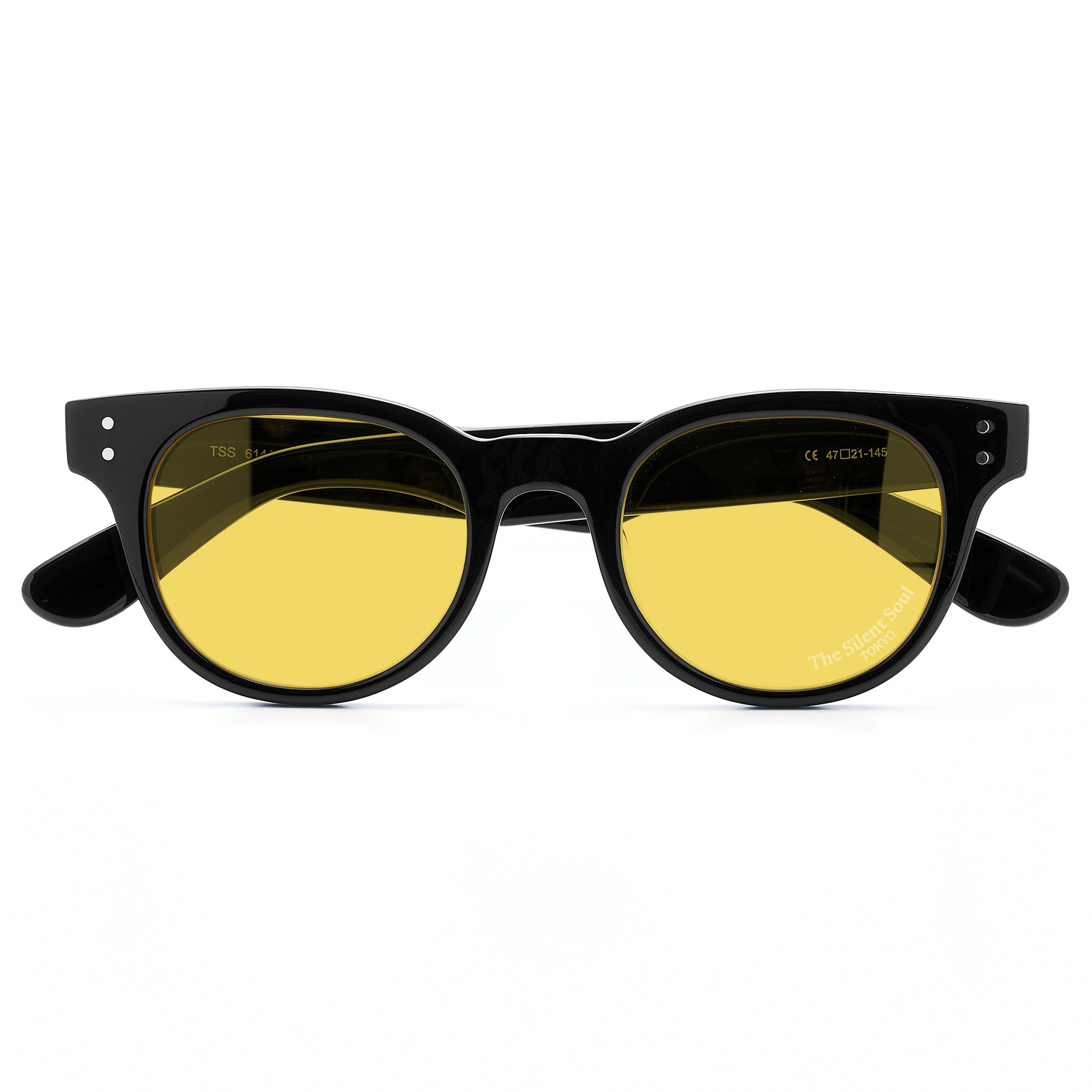 TSS 614AJ BLACK FRAME BRIGHT YELLOW LENS – The Silent Soul