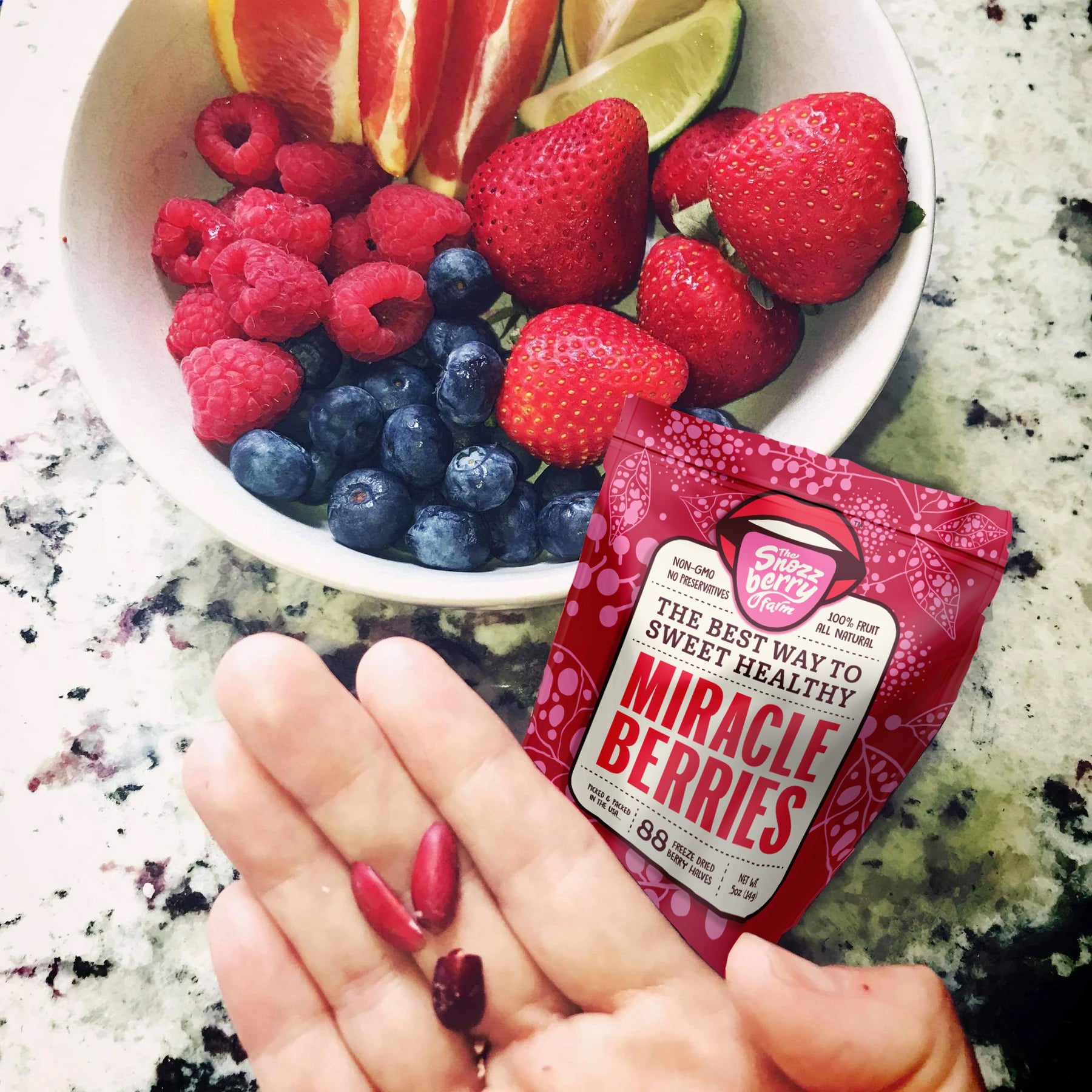 175 Berry Halves, Miracle Berries | The Snozzberry Farm