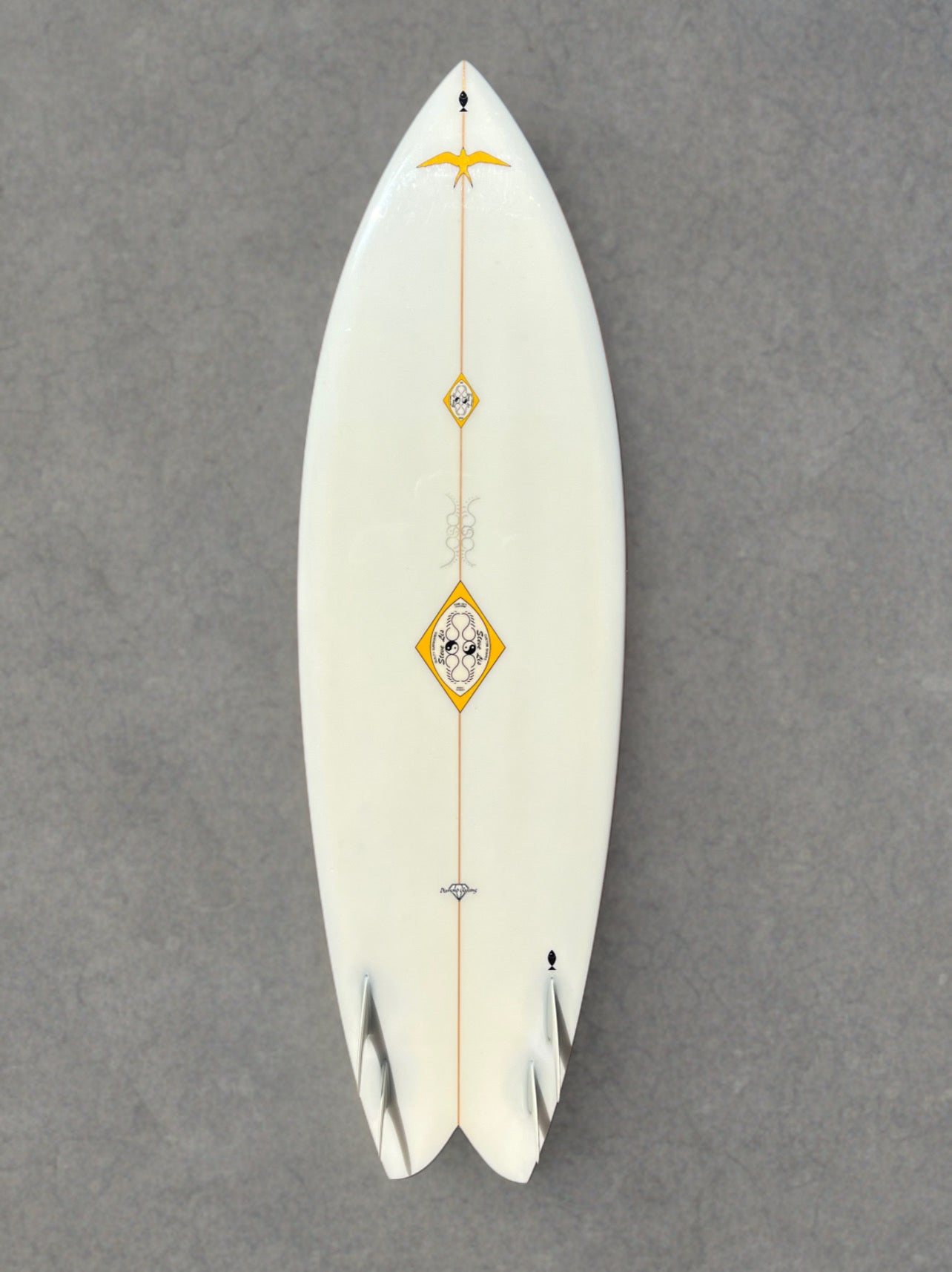 Stevie Lis 6'6” Hand-Shaped Quad Fish - The Surfboard Rack