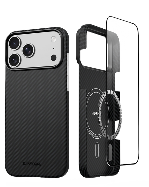 iPhone 17 Pro Max Case - Super Thin | Aramid Fiber | MagSafe - Black
