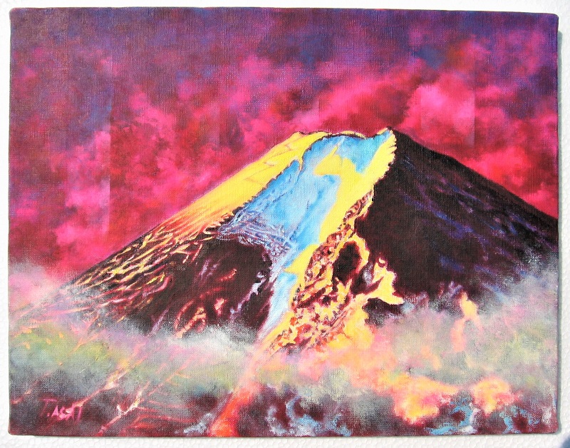 紅富士(赤富士) | Tsutomu Asai ｜インテリア絵画 アートの専門通販