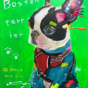 ボストンテリア | 絵画販売 インテリアアート専門通販 This Is Gallery