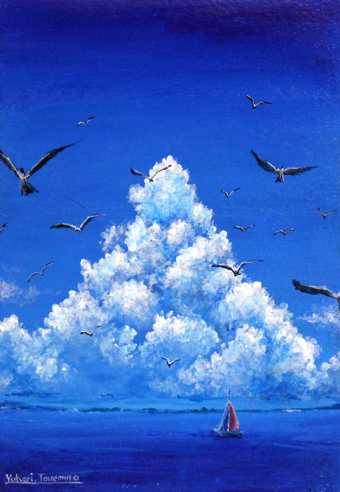 夏の雲 | Yukari.Tanemura ｜インテリア絵画 アートの専門通販