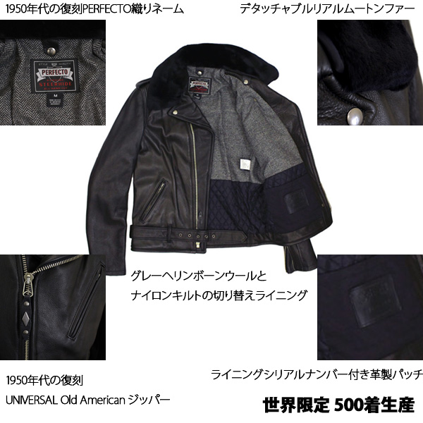 正規取扱店 Schott (ショット) 7565 PER90 ANNIVERSARY PERFECTO JKT