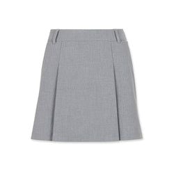 WOMEN タックプリーツスカート ブラック