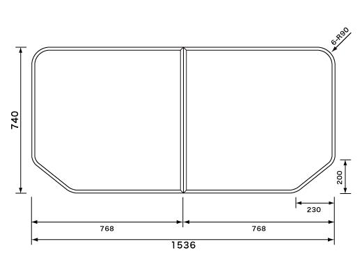 楽天市場】風呂 ふた 740 1536 パナソニック（風呂ふた｜バス用品