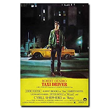 ☆貴重！「タクシードライバー」「Taxi D」デニーロ ポスター 額付 A4