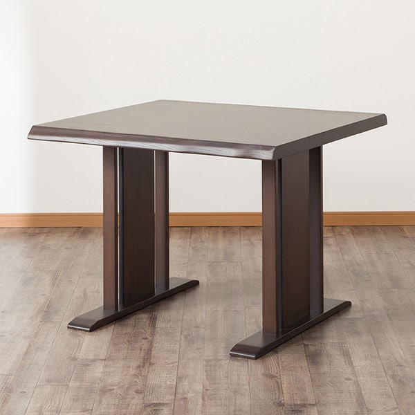 幅90cm] ダイニングテーブルセット(サザナミ DT90DBR/DC DBR) 【配送員