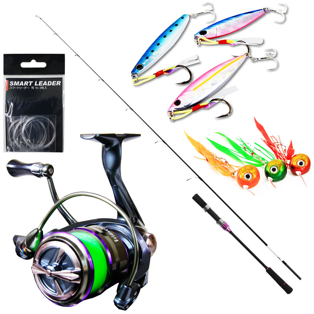 楽天市場】エギング ロッド セット（種類（ロッド・竿）ジギングロッド